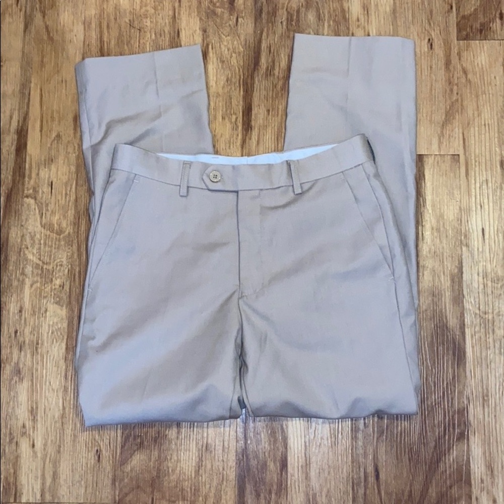 Beige male dress pants